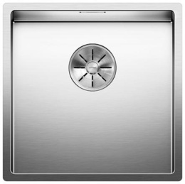 Мойка Blanco Claron 400-U нерж. сталь, зеркальная полировка, отводная арматура InFino