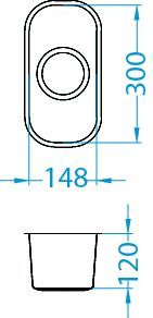 Мойка для кухни Alveus Variant 110 Sat