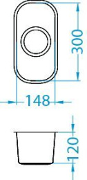 Мойка для кухни Alveus Variant 110 Sat