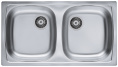 Мойка для кухни Alveus Basic 160 Nat, слив 90 мм