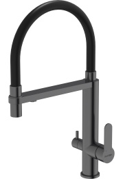 Смеситель для кухни Kantera Crystal 32 KTR032-BP (Black Pearl)