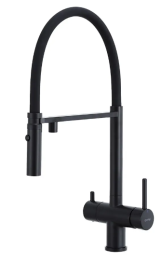 Смеситель для кухни с гибким изливом Gappo G4397-86 черный