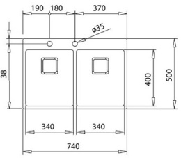 Мойка для кухни Teka Forlinea RS15 2B 740, полированная