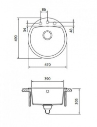 Мойка Schock Eclipse 45 Cristalite альпина