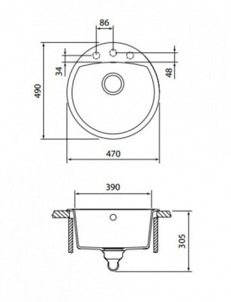 Мойка Schock Eclipse 45 Cristalite мокка