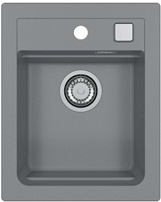 Мойка для кухни Alveus Atrox 10 Concrete G81, клапан-автомат
