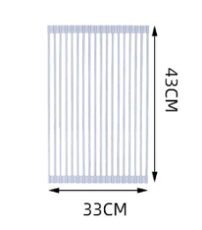 Роллер мат Goccia Rullo tutto-Q18BL 43*31 см, черный