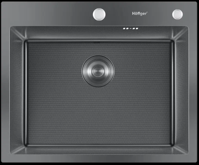 Мойка для кухни Hoffger HFG-6050 (HFG-6050TB) черный