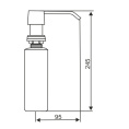 Дозатор жидкого мыла Longran LD0005 Stainless Steel