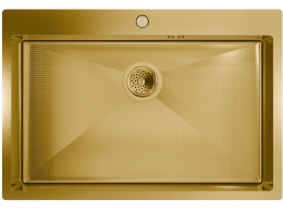 Мойка для кухни FLORACIO Steel (F.7551.GDD) DECOR Золото матовое
