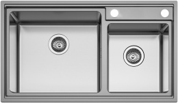 Мойка для кухни Seaman Eco Roma SMR-8650B, вентиль-автомат