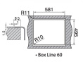 Мойка для кухни Rodi Box Line 60 integ