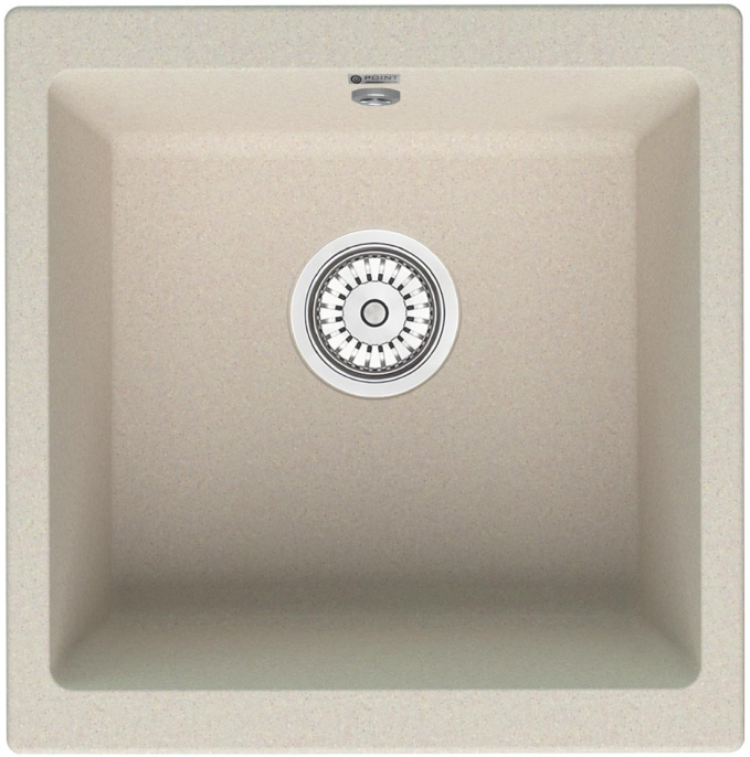 Мойка для кухни Point Бату 45 PN3008BG, светло-бежевый