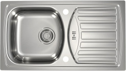 Мойка для кухни Alveus Basic 150 (Leinen), слив 90 мм