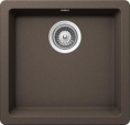 Мойка для кухни Schock Quadro 50U Cristalite подстольный монтаж мокка