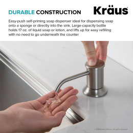 Дозатор мыла Kraus KSD-80ORB Oil Rubbed Bronze