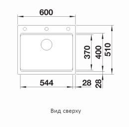 Мойка для кухни Blanco Etagon 6 Silgranit черный