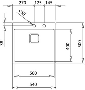 Мойка для кухни Teka Forlinea RS15 50.40, полированная