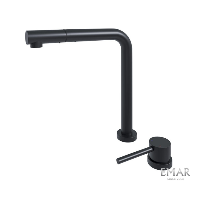 Смеситель для кухни Еmar ЕС - 7027 Black