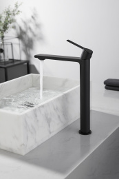 Смеситель для раковины KAISER Serio 05411-9 Черный матовый