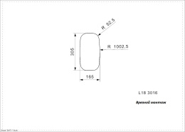 Мойка для кухни Reginox L18 3016 LUX OKG (c/box)