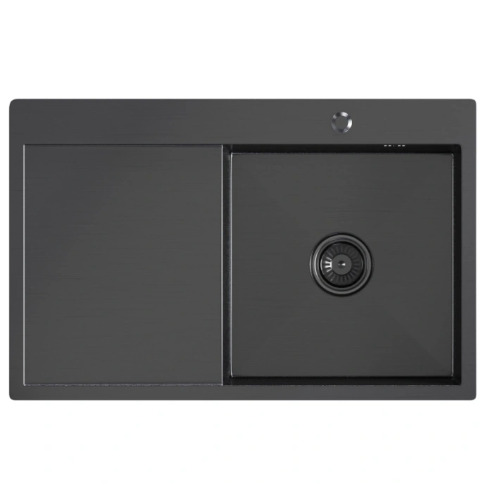 Мойка для кухни MIXLINE PRO 78х50 чаша правая графит