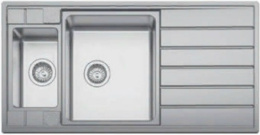 Мойка для кухни Seaman Eco Roma SMR-9750B2, без отверстий
