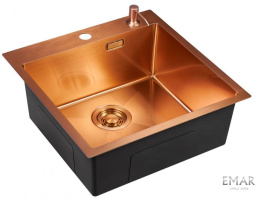 Мойка для кухни EMAR EMB-117A PVD Nano Coppery