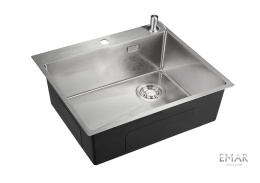 Мойка для кухни Emar EMB-560(TOP) PVD Nano Satin