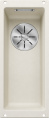Мойка Blanco Subline 160-U мягкий белый, отводная арматура InFino®