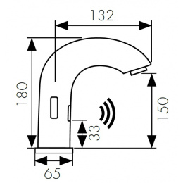 Смеситель сенсорный KAISER Sensor 38421