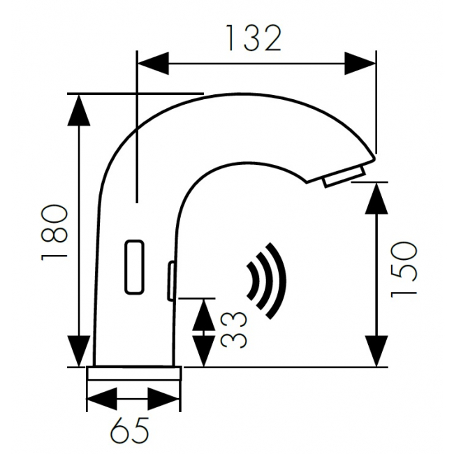 Смеситель сенсорный KAISER Sensor 38421