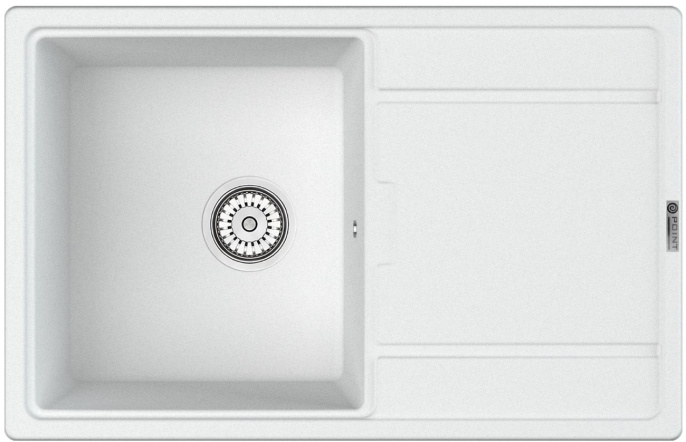 Мойка для кухни Point Лаура 78 PN3005W, белый