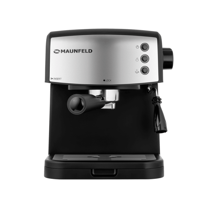 Кофемашина рожкового типа MAUNFELD MF-734BK