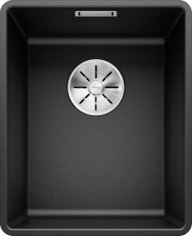 Мойка Blanco Subline 320-F черный, отводная арматура InFino®