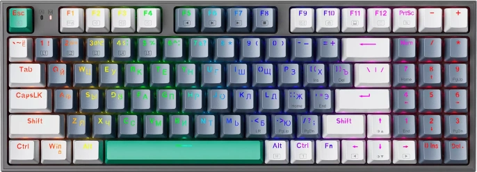 ИГРОВАЯ ПРОВОДНАЯ КЛАВИАТУРА MACHENIKE K500 B94 MOONSTONE SE