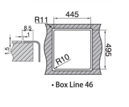Мойка для кухни Rodi Box Line 46 in