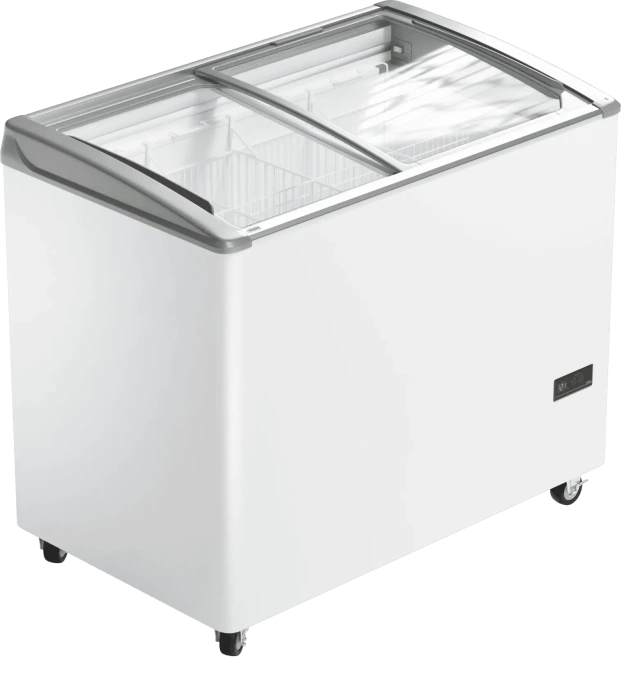 КОММЕРЧЕСКИЙ МОРОЗИЛЬНЫЙ ЛАРЬ HAIER SD-336AELUA С ПОДСВЕТКОЙ