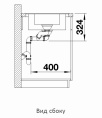 Мойка для кухни Blanco Metra 6 S-F черный