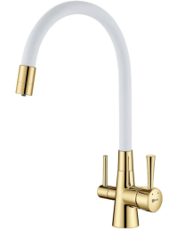 Смеситель для кухни Lemark Comfort LM3075G-White