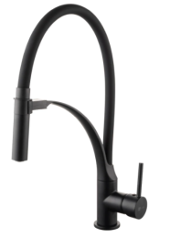 Смеситель для кухни Lemark Soul LM6007BL черный