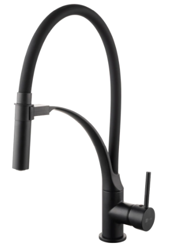 Смеситель для кухни Lemark Soul LM6007BL черный