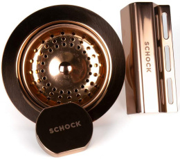 Декоративная фурнитура Schock 629385COP 3 1/2 комплект/медь