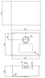 Мойка для кухни Iddis Edifice EDI54B0i77 бронза