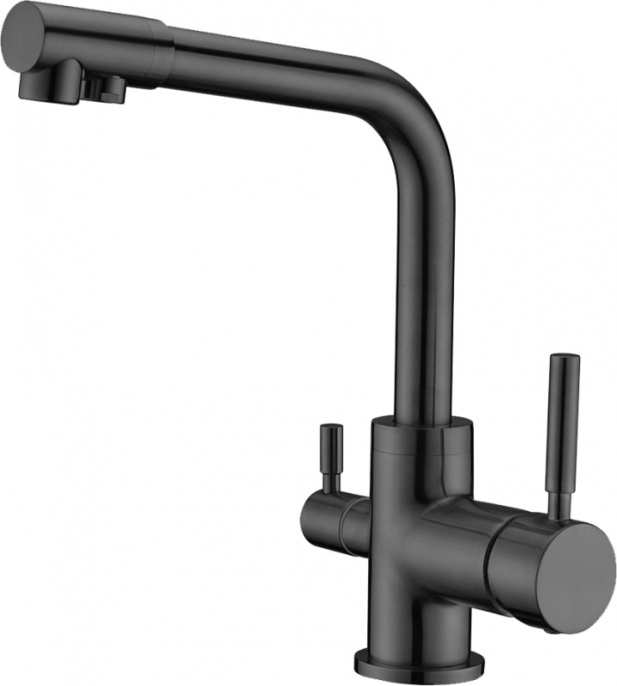 Смеситель для кухни Еmar ECB - 3003N PVD dark
