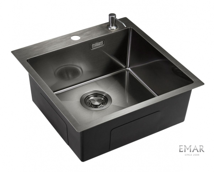 Мойка для кухни EMAR EMB-117A PVD Nano Dark