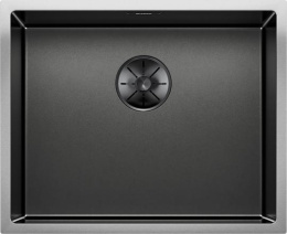 Мойка для кухни Blanco Claron 500-U Dark steel черный с отв. арм. InFino