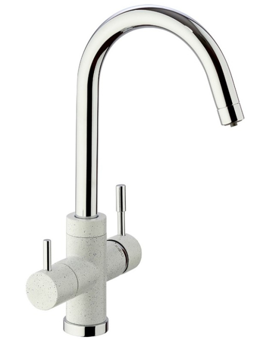 Смеситель для кухни на PAINI Cox 7890643CR3V11L2KM ULTRAWHITE