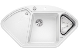 Мойка Blanco Delta II-F белый, клапан-автомат InFino®