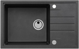 Мойка для кухни Alveus Intermezzo 130 Carbon G91, клапан-автомат